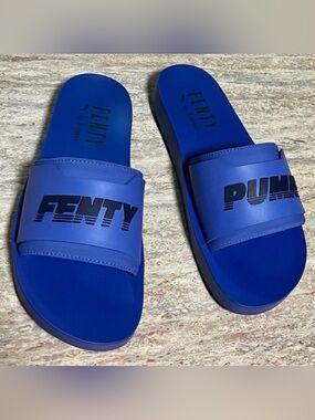 Fenty Puma by Rihanna Royal blue surf slides